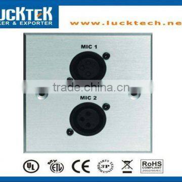 aluminum mounted wall plate with MIC data