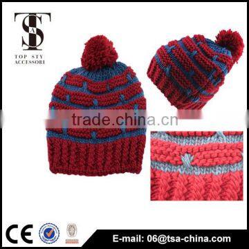 Classical style acrylic men's knit slouch beanie