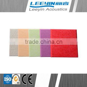 2015 Latest mineral wool insulation polyester fiber acoustic panel