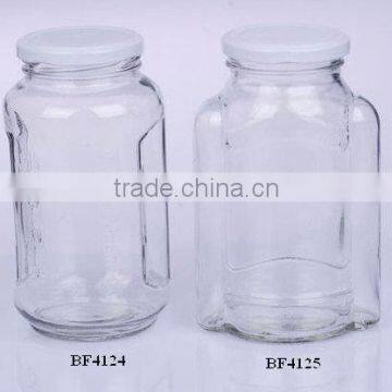 Glass jars for storage