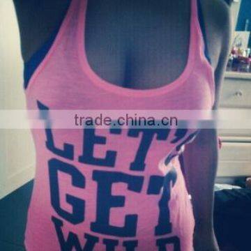 Ladies printed tank top