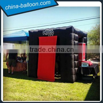 4m Attractive inflatable outdoor photo tent/Charming LED wedding photo tent for sale