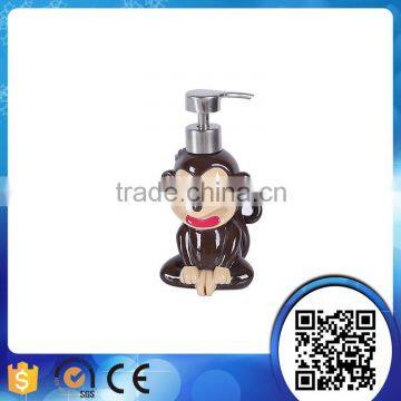 Wholesale Cheap Price Cartoon Design Resin Animals Liquid Soap Dispenser