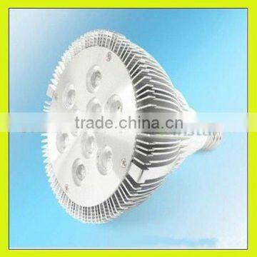 High Power 710lm 2700-3500K or 5700-6500K 9W Par38 LED Spotlight