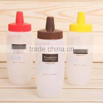 Japanese-style multi-purpose transparent plastic honey pot seasoning bottle cruet