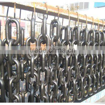 Black Painted Marine Anchor Chain With CCS Certificate