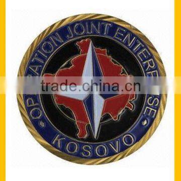 metal soft enamel coin,new custom coins