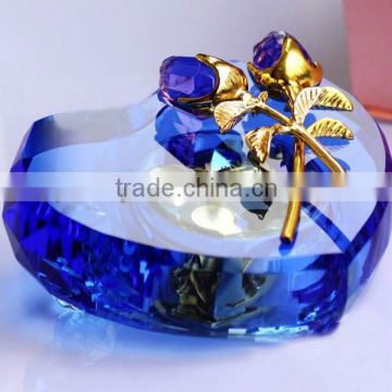 new product Fashion Crystal glass Music Box