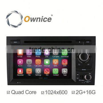 Ownice C200 Quad Core Android 5.1 Car GPS Navigation for Audi A4 S4 RS4 with Wifi RDS Bluetooth 2G RAM +16G