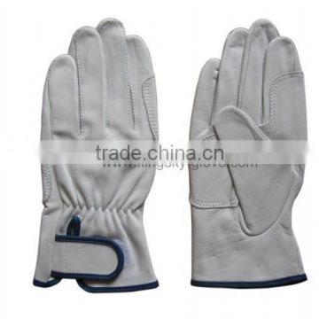 Cow grain leather driver working glove