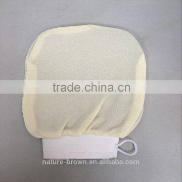 white scrubber tanning mitts for shower