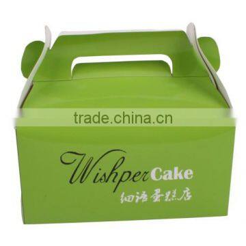 Cheap paper cake box handle manufacturer Packaging Boxes