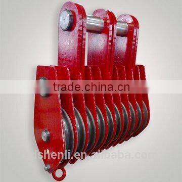 HEAVY FORGED industrial lifting crane hook assembly