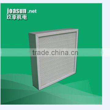 Baking varnish Aluminum Frame mini-pleated HEPA Air Filter industrial air filter