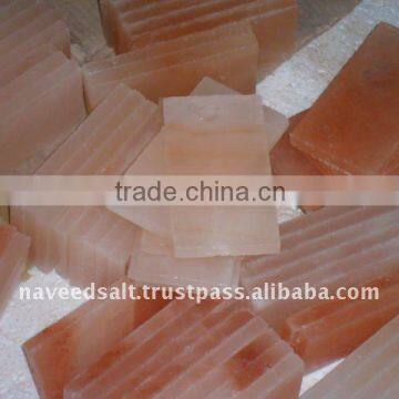 Rose Colored Natural Cooking Crystal Rock Salt Bricks