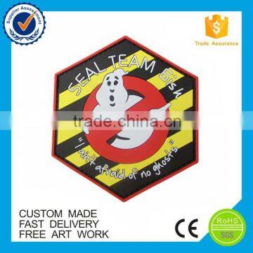 Custom garment accessories eco-friendly 3d pvc rubber patches