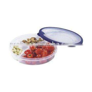 40OZ 3-SECTION ROUND STORAGE CONTAINER