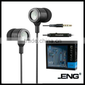 High quality metal earphone with mic and volume made in Shenzhen