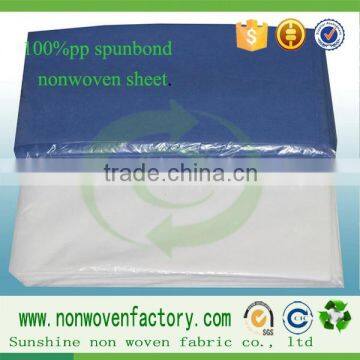 Cheap hotel hospital bedding sleeping pillow non-woven hospital pillows disposable