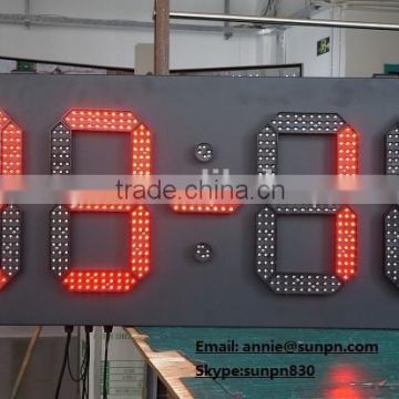 LED time & temperature sign led time sign led temperature sign led clock