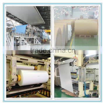 Durable top coated thermal paper for label facestock & jumbo roll