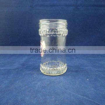 chilli sauce glass jar