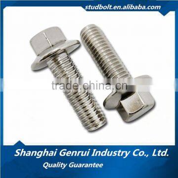 Supplier From China GT Stainless Steel a2 a4 Hex Head Flange Bolt DIN931 DIN6912