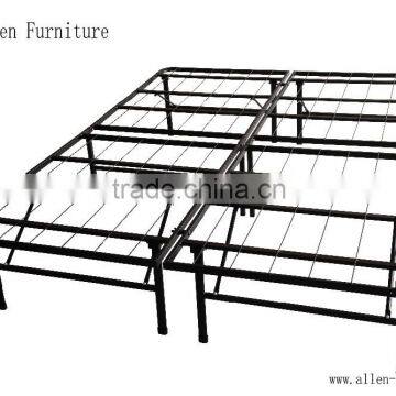 Deluxe Smart Base, Platform Metal Bed Frame, Mattress Foundation, Heavy Duty Metal Bed Frame, Queen