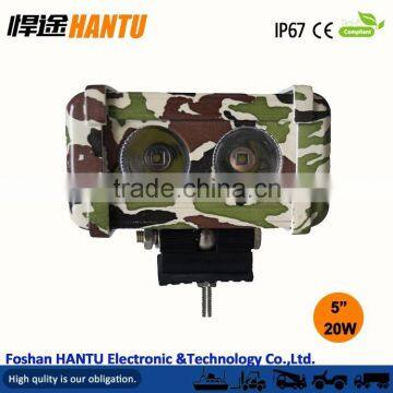 20W spot beam LED light bar /5 inch LED light bar with flexible bracket