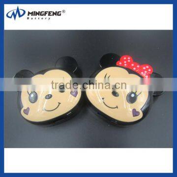 Fashional cute mickey mouse power bank with full capacity