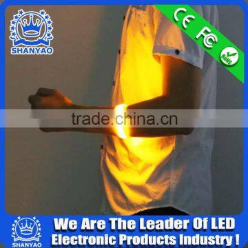 2016 Hot Popular Wristbands With Led Light for Outdoor Sports Safety