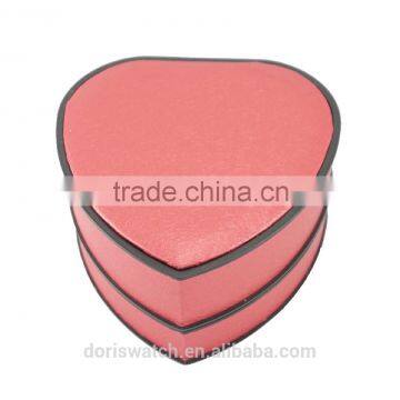 Sweet Gift Watch Case Red Heart Shap Watch Gift Set Watches Boxes Packaged With Six Colorful Changeable Bezals photo-2