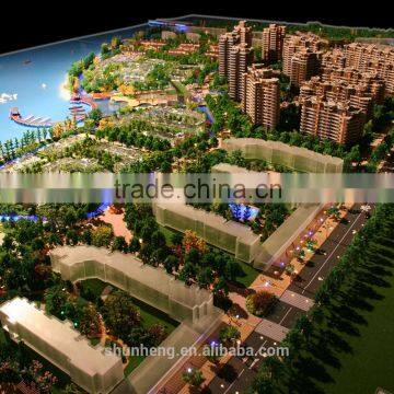 Sea Beach House Building Scale Model for Real Estate Exhibition