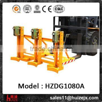 Three Drum Clamp Lift Truck Attachment For Handling Iron and Plastic Drums