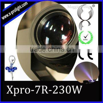 230W Moving Head R7 250 Beam Lighting