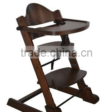 Walnut Baby high chair