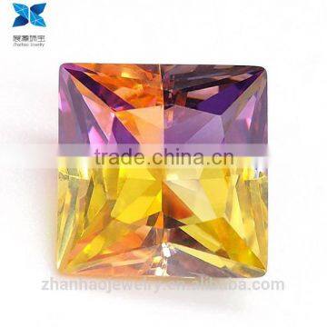 2014 new style famous multi-color cz gemstone for wedding dresses