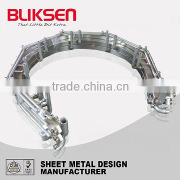 Customizing metal service welded stainless steel tube