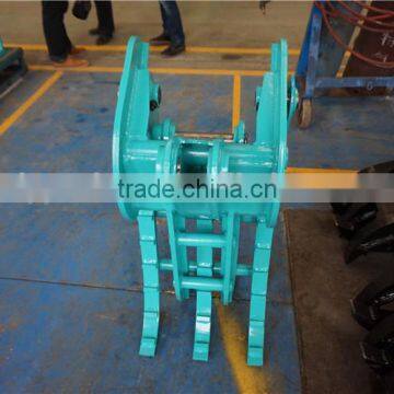 hydraulic excavator rotating grapple for small excavator pc45