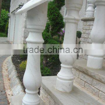 stair decorative marble stone hand rail balustrade