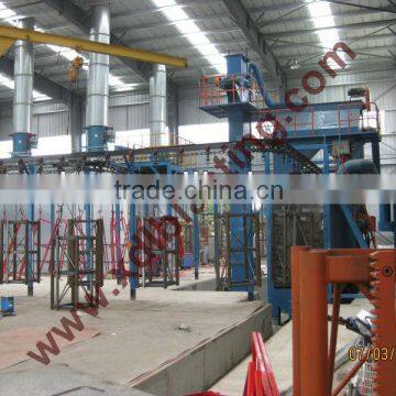 Shot Blasting Coating Line for Tower Crane