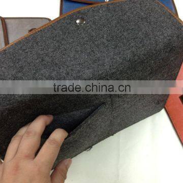 New Produce 14inch Low Cost Soft Velvet Eva Handbag for Pad