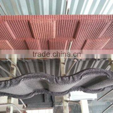 0.40mm bond roof tile red shingle roofing tile