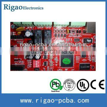 SMT and DIP Red 2 layer pcb assembly