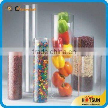 decoration acrylic tube candy bin