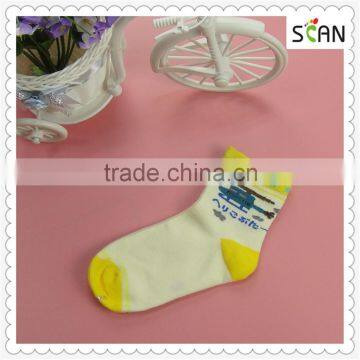 Factory wholesale high quality Children socks,little kids socks with airplane knitted socks, China socks supplier