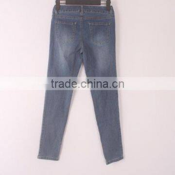 Garment Stocklot Kids Skinny Denim Girls Jeans photo-4