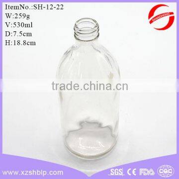 Factory wholesale empty bottle for olive oil /oil bottle with lid