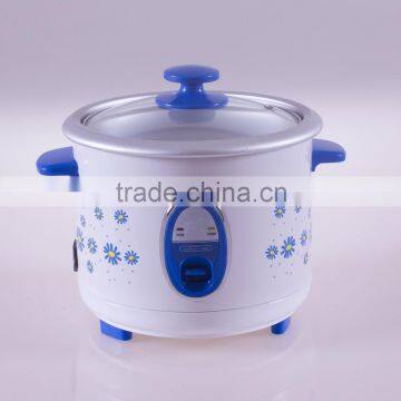 1.0L cheap price flower design cylinder rice cooker