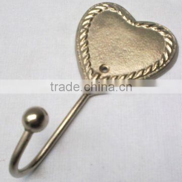 Cast Iron Hooks for clothes with Nickel Plated